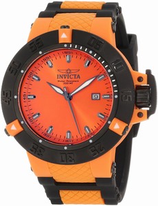 Invicta Subaqua Quartz Analog Date Black Polyurethane Watch # 10122 (Men Watch)