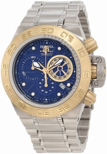 Invicta Blue Dial Stainless Steel Band Watch #10147 (Men Watch)