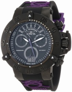 Invicta Swiss Quartz Black Watch #10190 (Men Watch)