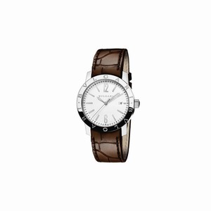 Bvlgari Automatic Dial Color White Watch #102111 (Men Watch)