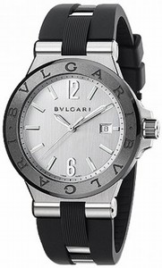 Bvlgari Automatic Dial color Silvered Watch # 102252 (Men Watch)