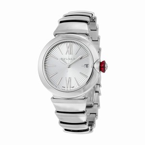 Bvlgari Automatic Dial Color Silver Watch #102383 (Men Watch)