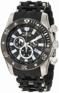 Invicta Swiss Quartz Black Watch #10242 (Men Watch)