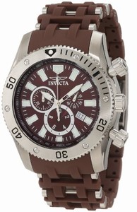 Invicta Swiss Quartz Brown Watch #10257 (Men Watch)