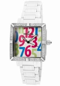 Invicta Swiss Quartz White Watch #10266 (Women Watch)