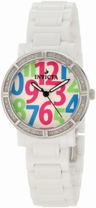 Invicta Swiss Quartz White Watch #10274 (Women Watch)