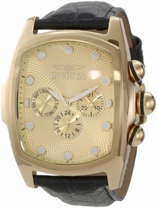 Invicta Swiss Quartz Gold Tone Watch #1028 (Men Watch)