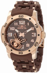 Invicta Swiss Quartz Brown Watch #10298 (Men Watch)