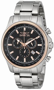 Invicta Swiss Quartz Black Watch #10302 (Men Watch)