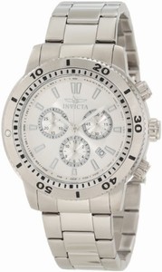 Invicta Swiss Quartz Silver Watch #10358 (Men Watch)