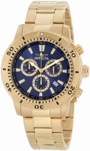 Invicta Swiss Quartz Blue Watch #10359 (Men Watch)