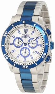 Invicta Swiss Quartz Silver Watch #10360 (Men Watch)