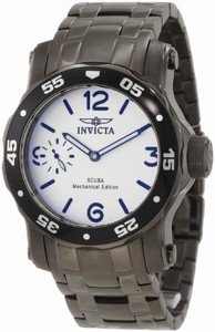 Invicta Mechanical Hand-wind White Watch #10367 (Men Watch)