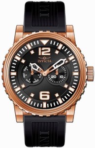 Invicta Quartz Black Watch #10383 (Unisex Watch)