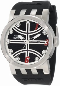 Invicta Japanese Quartz Black Watch #10396 (Men Watch)