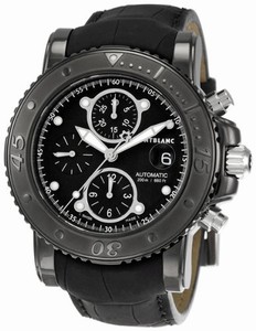 MontBlanc Sport Automatic Chronograph Date Black Watch #104279 (Men Watch)