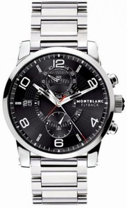 MontBlanc Timewalker Automatic Chronograph Date Stainless Steel Watch# 104286 (Men Watch)