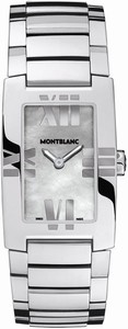 MontBlanc Profile Lady Elegance Quartz Mother of Pearl Dial Stainless Steel Watch# 104291 (Women Watch)