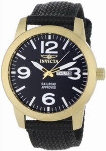 Invicta Japanese Quartz Gold-plated Stainless Steel Watch #1047 (Watch)