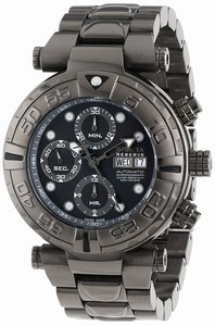 Invicta Black Dial Stainless Steel Band Watch #10487 (Men Watch)