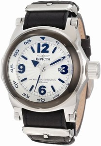 Invicta Swiss Quartz White Watch #10517 (Men Watch)