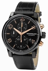 MontBlanc Timewalker Automatic Chronograph Date Black Watch #105805 (Men Watch)