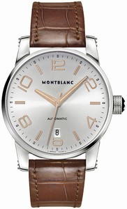 MontBlanc Timewalker Automatic Brown Leather # 105813 (Men Watch)