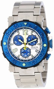 Invicta Swiss Quartz White Watch #10586 (Men Watch)