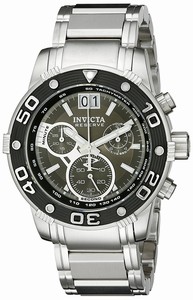 Invicta Grey Dial Stainless Steel Band Watch #10589 (Men Watch)