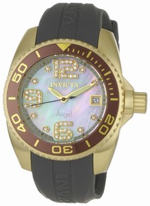 Invicta Swiss Quartz Crystal and Gold Tone Watch #1062 (Women Watch)