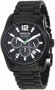 Invicta Black Dial Chronograph Shock-resistant Watch #10629 (Men Watch)