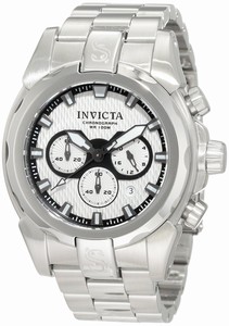 Invicta Light Silver Dial Red Watch #10631 (Men Watch)