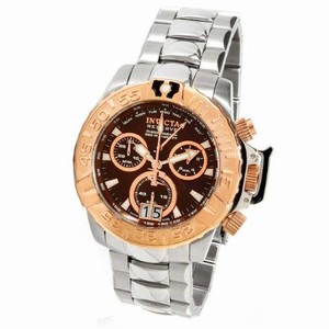 Invicta Swiss Quartz Brown Watch #10649 (Men Watch)