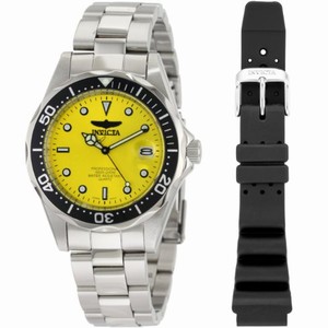 Invicta Mineral Crystal Stainless Steel Watch #10663 (Watch)