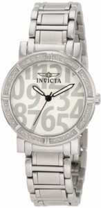 Invicta Swiss Quartz White Watch #10674 (Men Watch)