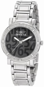 Invicta Grey Dial Stainless Steel Band Watch #10676 (Women Watch)
