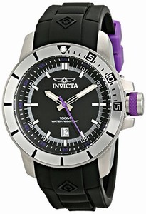 Invicta Swiss Quartz Black Watch #10733 (Men Watch)