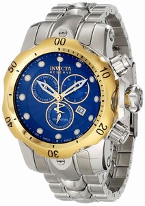 Invicta Blue Dial Stainless Steel Band Watch #10798 (Men Watch)