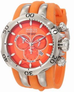 Invicta Swiss Quartz Orange Watch #10829 (Men Watch)