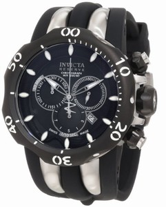 Invicta Swiss Quartz Black Watch #10835 (Men Watch)