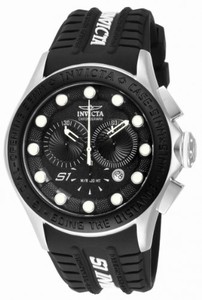 Invicta Black Quartz Watch #10840 (Men Watch)