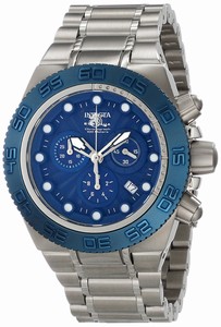 Invicta Blue Dial Stainless Steel Band Watch #10858 (Men Watch)