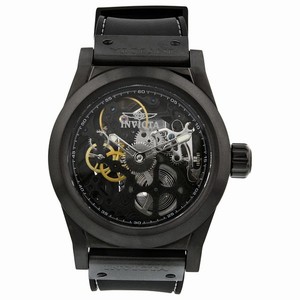 Invicta Skeletonized See Thru Black Hand Wind Watch #1086 (Men Watch)