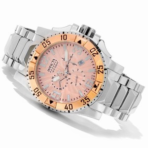 Invicta Swiss Quartz Pink Watch #10890 (Men Watch)