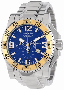 Invicta Blue Dial Stainless Steel Band Watch #10894 (Men Watch)