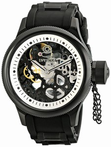 Invicta Black Dial Stainless Steel Band Watch #1091 (Men Watch)