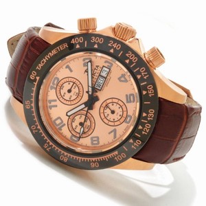 Invicta Swiss Valjoux 7750 Automatic Chronograph Rose gold Watch #10942 (Men Watch)