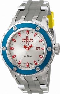 Invicta Reserve Quartz Analog Date Gray Polyurethane Watch # 10970 (Men Watch)