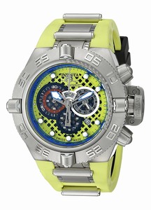 Invicta Green Dial Stainless Steel Band Watch #10976 (Men Watch)