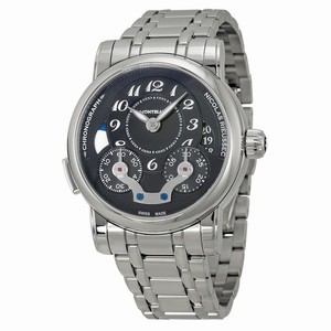 MontBlanc Nicolas Rieussec Automatic Chronograph Date Stainless Steel Watch# 109996 (Men Watch)